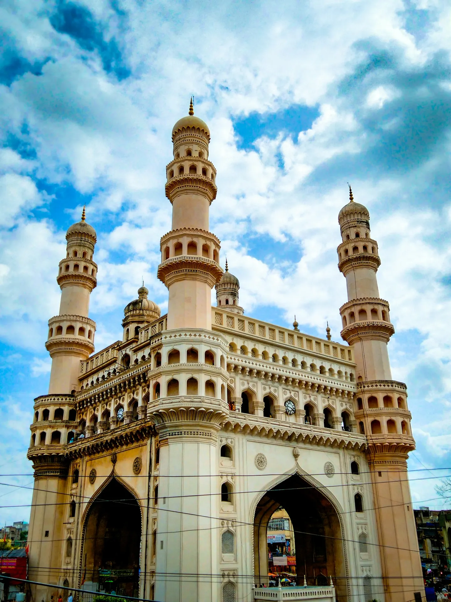 The Charminar monument in Hyderabad
